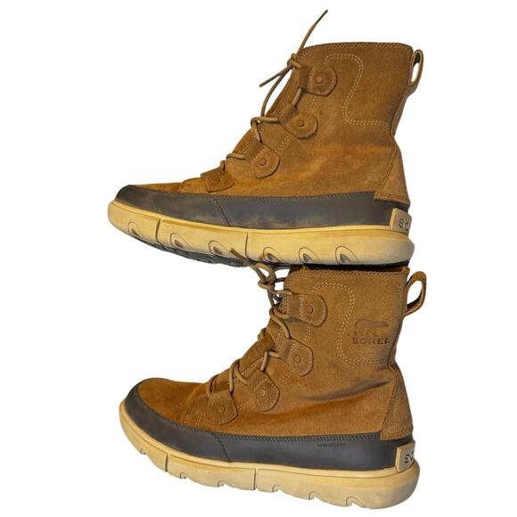 Sorel Men’s Explorer NM4500-257 Waterproof Suede Lace-Up Boots – Size 10 - Picture 3 of 7